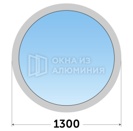 Круглое окно алюминиевое AL-943